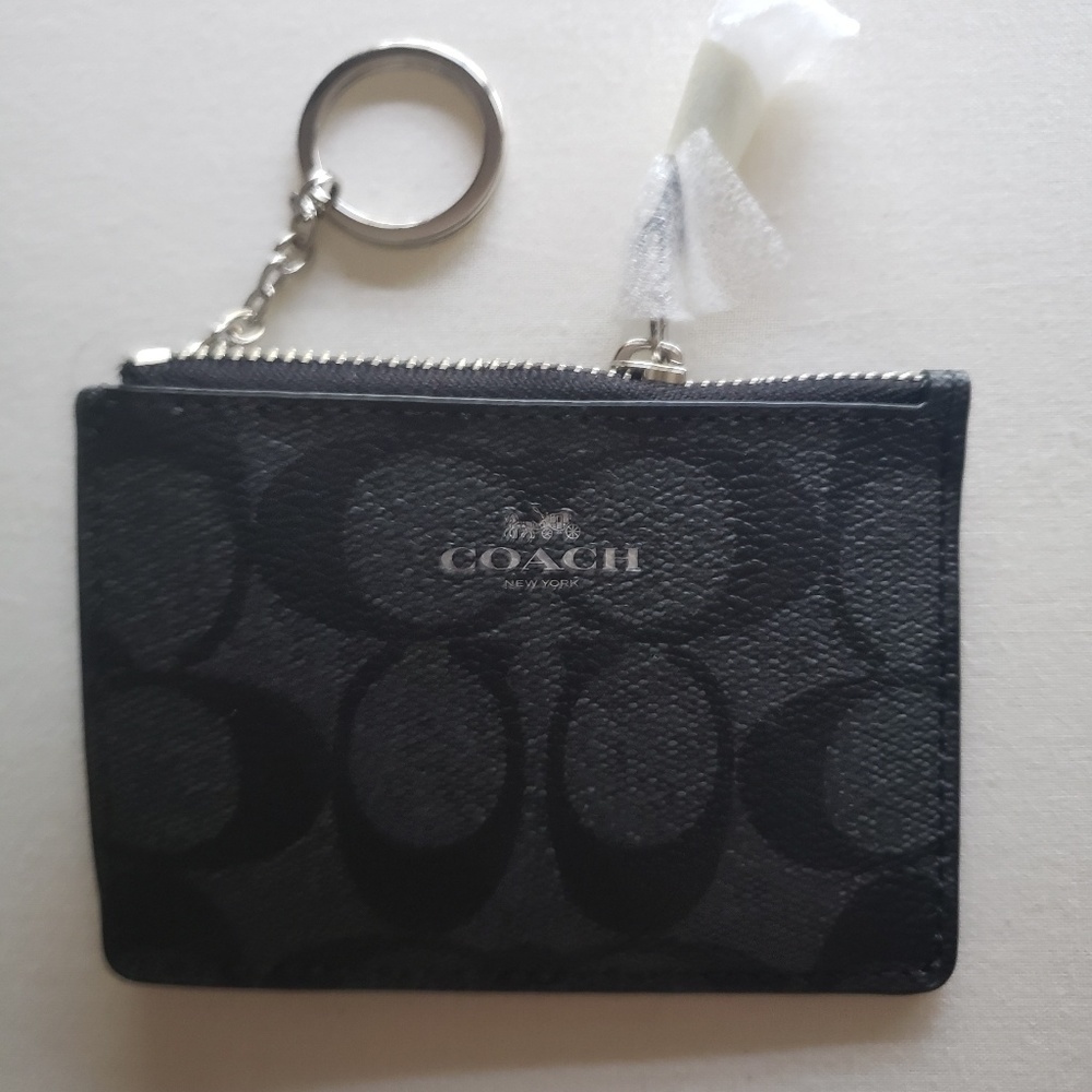 NWT Coach keyring w/ Id